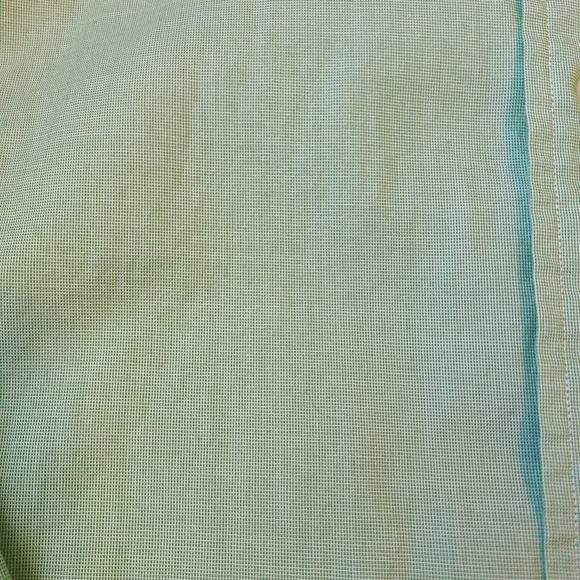 Ralph Lauren Custom Fit Green Button Down Shirt Purple Logo L - Picture 7 of 9